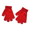 thumbnail image 1 of 1 Pair Kids Gloves Exquisite Keeping-warm for Handwriting Practical Children Gloves Practical Simple Clothes Accessory with Solid Color for Winter Wear Red, 1 of 6