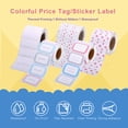 thumbnail image 3 of Colorful Thermal Printing Label Paper Price Tag Self-Adhesive Label Printer Sticker Waterproof Oil-Proof Tear Resistant, 3 of 8