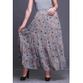 thumbnail image 2 of Bimba Jupes Maxi Imprimées Femmes Style Bohème Gitane Longue Jupe en Coton, 2 of 5