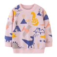 thumbnail image 1 of AAMILIFE Girls Sweatshirts Cartoon Print Casual Loose Pullover Tops, 1 of 2