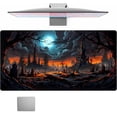 thumbnail image 1 of Mouse Pad Desk Accessories Extended Gaming Pad Large Desk Mat with Rubber Base Edges for Computer PC Laptop and Game Play Cover 40X80CM, 1 of 3