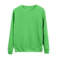 thumbnail image 4 of Yuyuzo Hauts d'Automne pour Femmes Chandails à Col Rond Manches Longues Chandail Uni à Enfiler T-Shirts Coupe Ample, 4 of 4