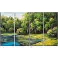 thumbnail image 2 of Impression sur toile « Summer Day Lake In Forest » Design Art, 2 of 2