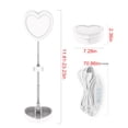 thumbnail image 3 of Led Desk Lamp,LED Ring Light with Phone Stand and Foldable Stretchable Design - Portable Selfie Desk Light with Heart Shaped Lights, 3 of 5