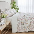 thumbnail image 2 of Kingrest Cotton Quilt Set King Size, Lightweight Pattern Comforter Set, Oversized Bedspread Coverlet Quilted Bedding Set, 2 of 9