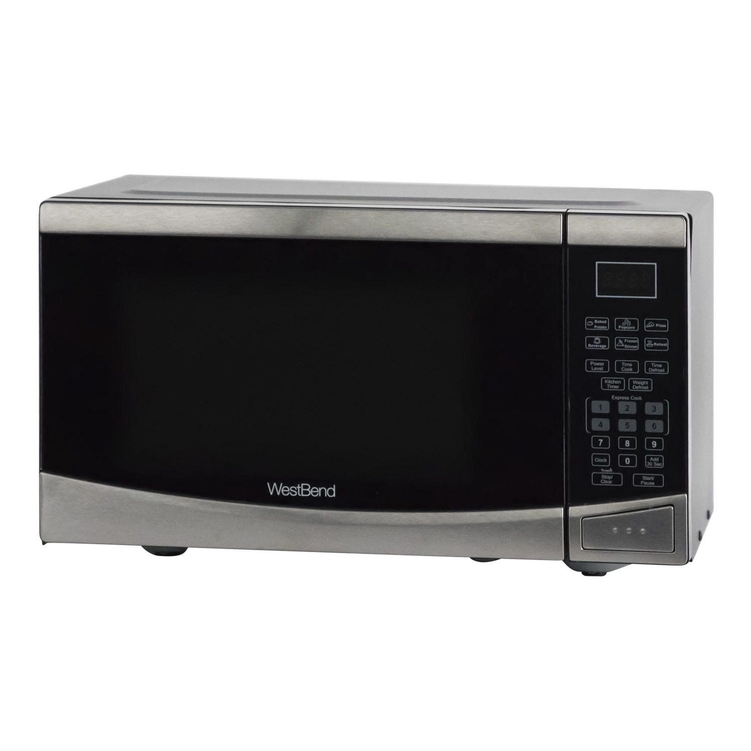 West Bend 0.9 cu. ft. Microwave Oven, in Stainless Steel (WBMW92S)