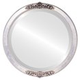 thumbnail image 1 of Miroir Encadré Athena - Feuille d'Argent avec Brun Antique, 1 of 6