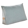 thumbnail image 2 of Noehoiugi Triangular Headboard Pillow For Twin Beds (19.69X23.6X7.8In) - Dorm Bolster Cushion With Removable Cover For Back Support, 2 of 5