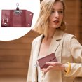 thumbnail image 1 of Aursykel Cowhide Leather Car Key Case Organizer for Men and Women with Multi Functional Storage for Home Keys and Cards Long Lasting Scratch Resistant Key Holder with Gift for Partner, 1 of 6