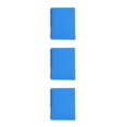 thumbnail image 4 of mmirethe A4 Music Folder Elegant Secures Musical Notes Lightweight And Portable blue 3Set, 4 of 6