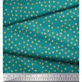 thumbnail image 3 of Soimoi Green Poly Georgette Fabric Polka Dots Print Fabric by the Yard 52 Inch Wide, 3 of 3