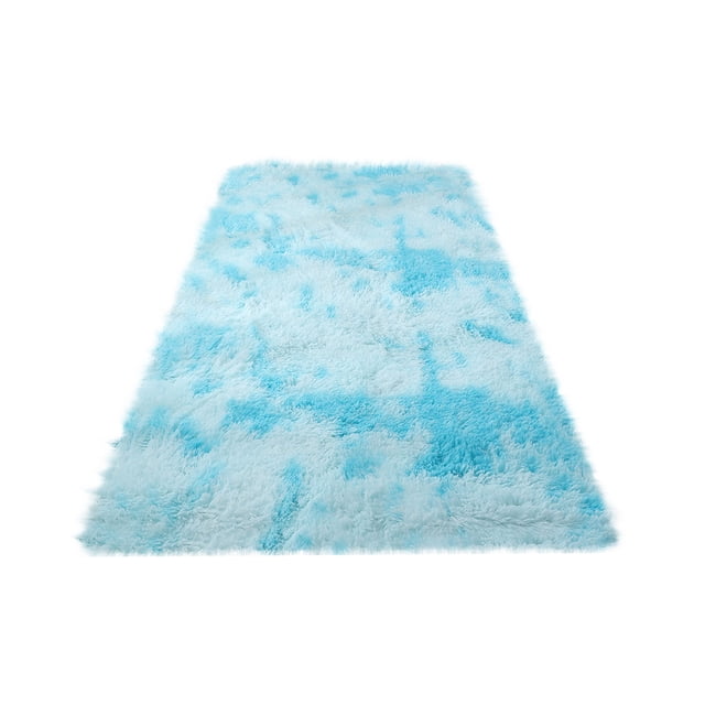Fesfesfes Modern Area Rug Soft Pile Carpet Non Slip Backing Living Room Bedroom Floor Mat Home Decor Comfortable Necessary Floor Covering
