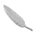 thumbnail image 1 of KLKCMS Broche Vintage en Alliage en Forme de Feuille Plume Épingle de Mariage Corsage, 1 of 7