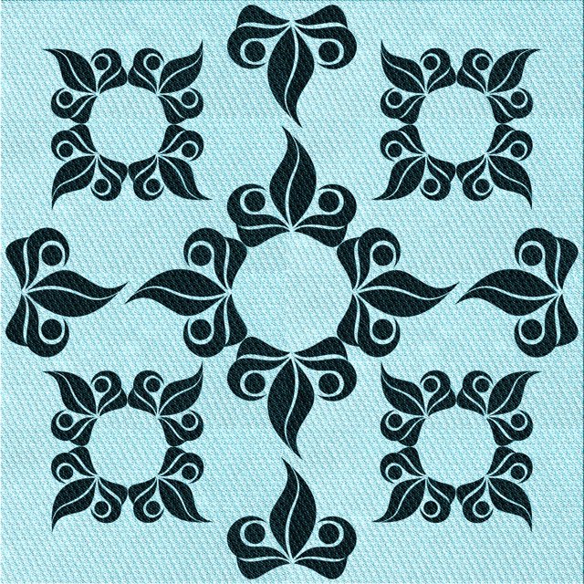 Ahgly Tapis d'Intérieur Lavable en Machine Carré Transitionnel Bleu Électrique, 5 Pieds Carré