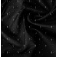 thumbnail image 1 of Soimoi Black Velvet Fabric Abstracts Abstract Print Fabric by Yard 58 Inch Wide, 1 of 6