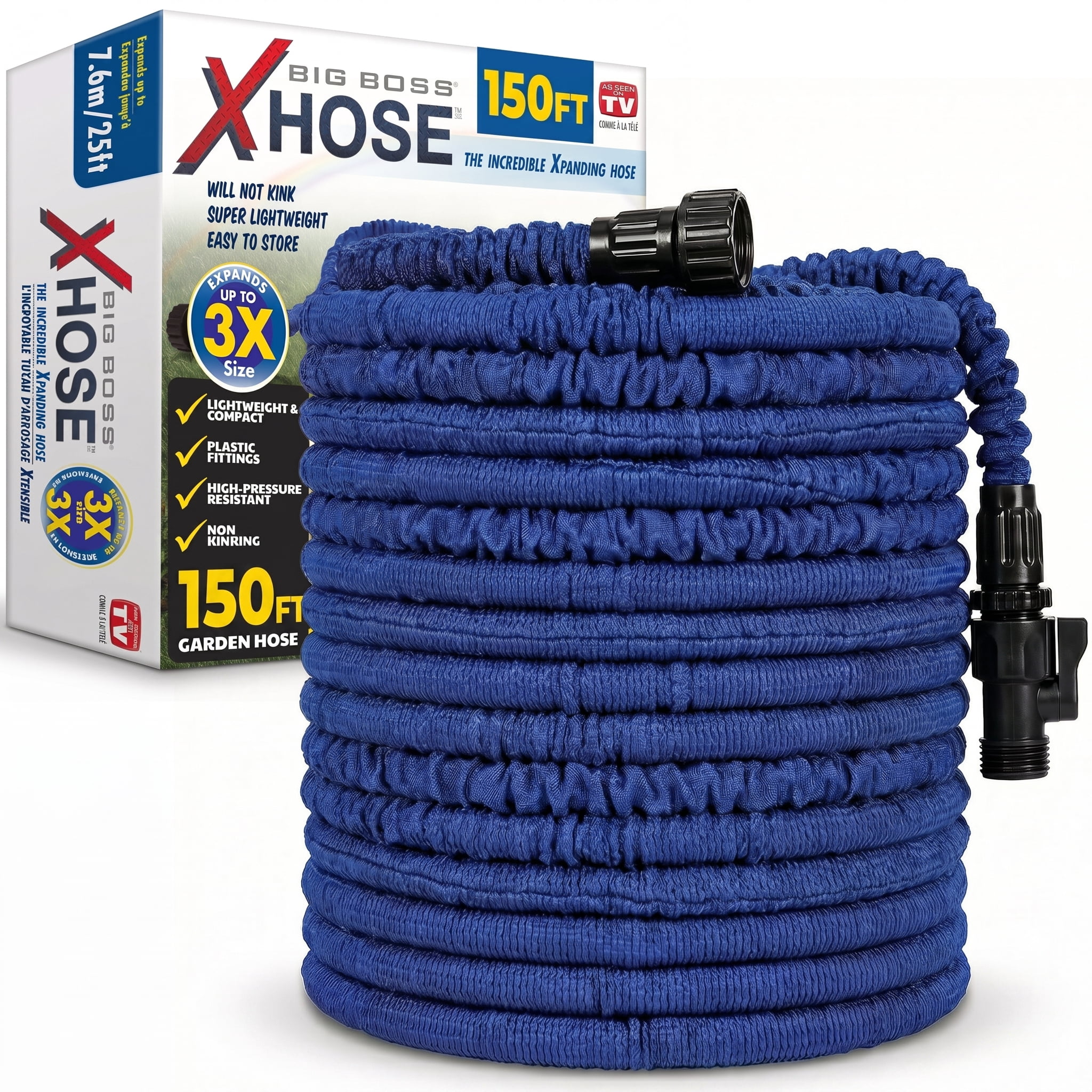 Xhose Garden Hose Expandable Garden Hose 150 ft Flexible Lightweight Water Hose