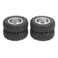 thumbnail image 2 of Keenso 2Pcs RC Pneu Arrière Double Roue 55mm Dia pour WPL D12 1/10 Camion à Télécommande, Roue RC pour WPL, Pneus Arrière RC, 2 of 7