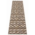 thumbnail image 2 of ECARPETGALLERY Bellisima Dark Brown Kitchen Mat, Runner 2'2" x 26'0", 2 of 9