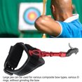 thumbnail image 3 of Compound Bow Release Aid , Adjustable Archery Compound Bow Release Wrist Strap Archery Release Aids Archery Accessories For Various Composite Bow Types Various D Rings, 3 of 8