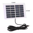 thumbnail image 3 of Solar 1.2W/6V With 5521 DC Output Cable Battery Polycrystalline Solar Panel 84*130mm For Garden/Traffic/Emergency Light Solar Pump, 3 of 7