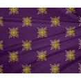 thumbnail image 4 of oneOone Polyester Lycra Fabric Floral Block Print Fabric BTY 56 Inch Wide, 4 of 4