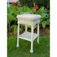 thumbnail image 1 of International Caravan Monaco Wicker Patio Side Table-Antique Black, 1 of 6