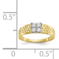 thumbnail image 2 of 10K Yellow Gold CZ Cubic Zirconia Baby Ring, 2 of 2