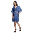 thumbnail image 3 of Moomaya Robe Courte de Caftan de Plage, Robe de Couverture Imprimée, Kaftan pour Femmes, Tenue de Plage, Couverture, 3 of 4
