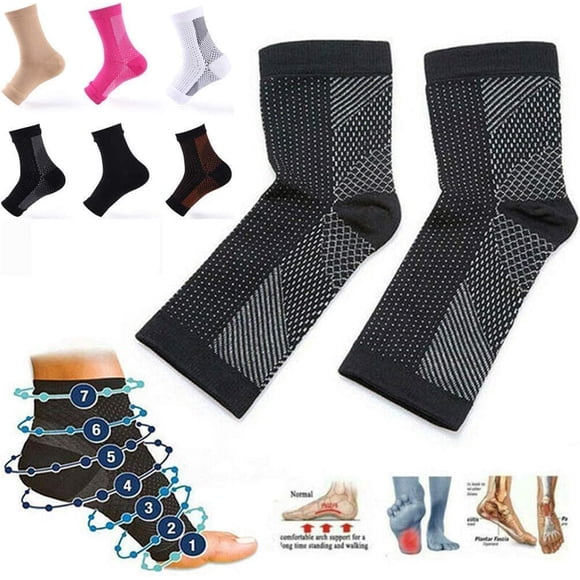 6 Pairs Dr Sock Soothers Socks Anti Fatigue Compression Foot Sleeve Support Brace Sock For