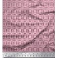 thumbnail image 1 of Soimoi Georgette Viscose Fabric Geometric Small Print Fabric by Yard 42 Inch Wide, 1 of 3