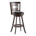 thumbnail image 2 of Furniture of America Charleen Wood 29-Inch Swivel Bar Stool in Brown Cherry, 2 of 5