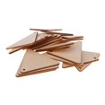 thumbnail image 1 of Triangle Unfinished Wood Pieces with Hole Tag Crafts 20 Pieces 60mm, 1 of 8