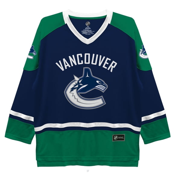 Deluxe Chandails de Fans de Hockey à manches longues pour homme de la LNH des Canucks de Vancouver