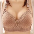 thumbnail image 1 of UPPADA Up To 40% off Full Coverage Plus Size Bra Convenient Front Button Bras Cool Liftup Bra Super Gather Wireless Push-Up Bra Lifting Bras Breathable Underwear Bra, 1 of 6