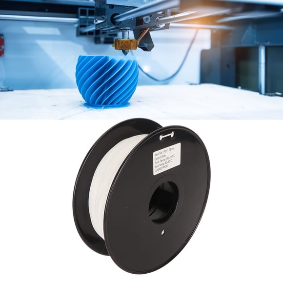 TPU Flexible Filament, 1.75mm Flexible TPU Roll, 1.75mm 95A Flexible High Speed 8kg 1.8lb Clog Free 3D Printer Filament for Most FDM Printer