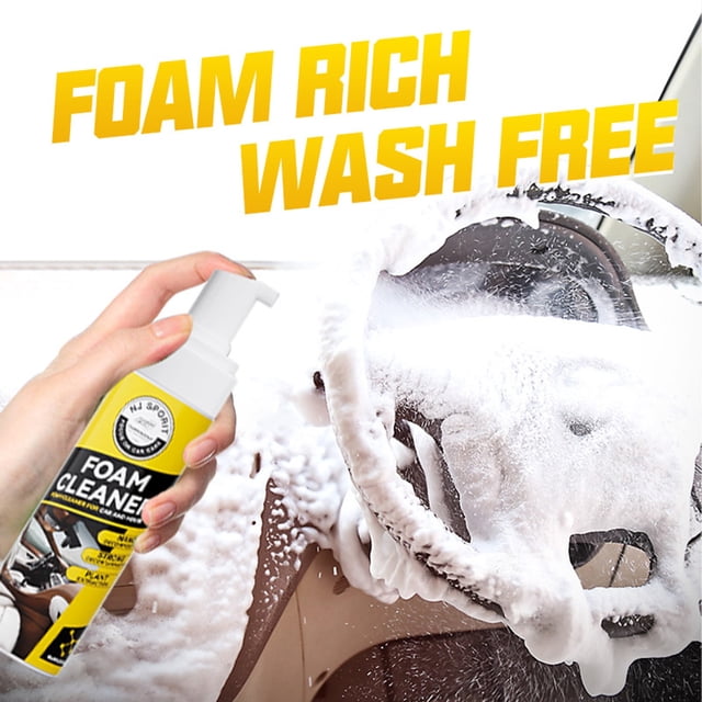 HOARBOEG Multifunctional Foam Cleaner Car Interior Cleaner Leather Seat Stain Remover 200mlHousehold Cleaning Tools