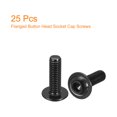 thumbnail image 3 of Unique Bargains Flanged Button Head Socket Cap Screws, 25 Pack M6x20mm 304 Stainless Steel Bolts, 3 of 5