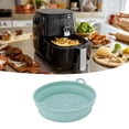 thumbnail image 1 of Air Fryer Silicone Liner,2Pcs Reusable Non Stick Air Fryer Silicone Basket Air Fryers Silicone Pots Foldable Round Silicone Insert Liners With Handle Air Fryer Oven Accessories, 1 of 8
