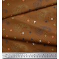 thumbnail image 2 of Soimoi Rayon Fabric Paisley & Jamdani Print Sewing Fabric Yard 42 Inch Wide, 2 of 2