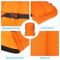 thumbnail image 3 of Unique Bargains Sac de Compression, Sac de Rangement Imperméable Format P pour Sac de Couchage pour la Randonnée, Orange, 3 of 7