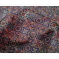 thumbnail image 4 of oneOone Silk Tabby Fabric Floral & Geometric Ethnic Print Fabric BTY 42 Inch Wide, 4 of 4