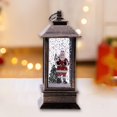 thumbnail image 4 of Snow Lanterns Battery Operated Christmas Lantern Glitter Water for Xmas Santa, 4 of 8