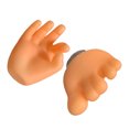 thumbnail image 2 of Shisuyan 2pcs Cartoon Finger and Toe Toothbrush Rack Suction Cup Wall Mounted Toothbrush Holder, 2 of 9