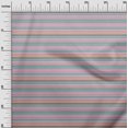 thumbnail image 2 of oneOone Georgette Viscose Fabric Horizontal Stripe Print Fabric BTY 42 Inch Wide, 2 of 4