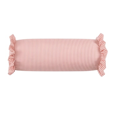 Vwrxbz Coussin Traversin Rayé 8x20 Po Volanté Cylindrique Rouleau de Cou Lit Canapé Déco Soutien Lombaire Coussin de Sommeil