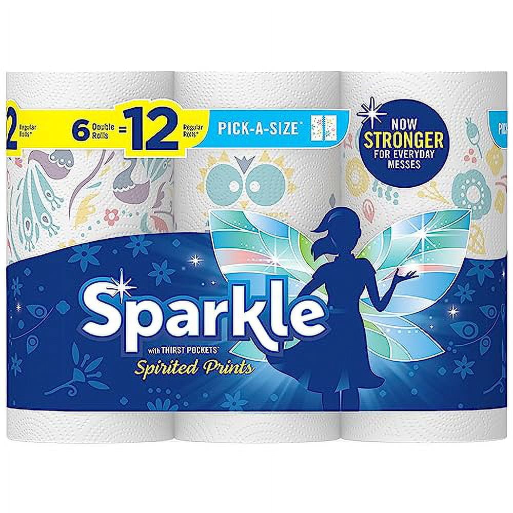 SPARKLE® Pick-A-Size® Paper Towels, 6 Double Rolls