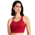 thumbnail image 1 of Yuyuzo Sports Bras for Women Wireless Round Neck High Support Seamless Full Coverage Workout Crop Tank Tops, 1 of 6