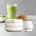 thumbnail image 5 of Mlkoz Ceramic Sand Dots Glaze Matcha Bowl With Spout Matcha Tea Set Tea Xianli Set, 5 of 5