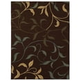 thumbnail image 4 of Ottomanson Ottohome Collection Non-Slip Rubberback Leaves Design Indoor Rug/ Mat, 4 of 7