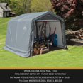thumbnail image 1 of ShelterLogic 10' x 10' x 8' Gray Replacement Cover, 1 of 4